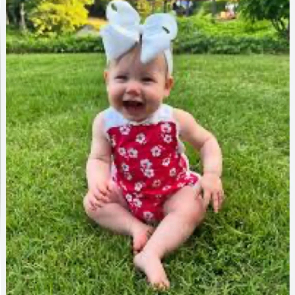 Beaufort Bonnet Sisi Sunsuit | Fairfax Flowers with Worth Avenue White RARE TBBC